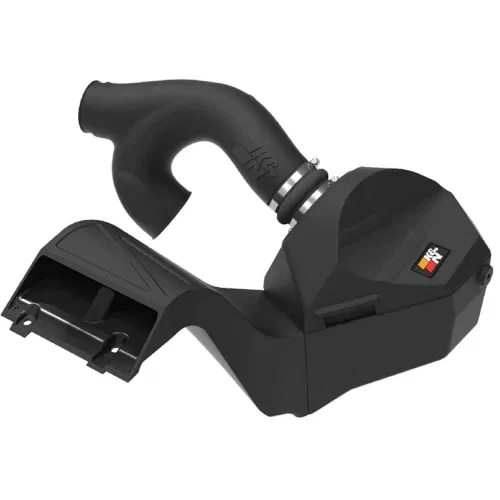 63-2617 – K&N FILTER Cold Air Intake, Black Polyethylene Tube Red Filter With Air Box